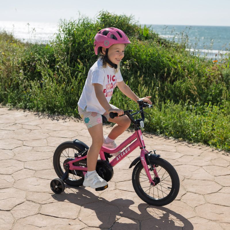 Bicicletă pentru copii ATTABO KNACK 14" roz 10