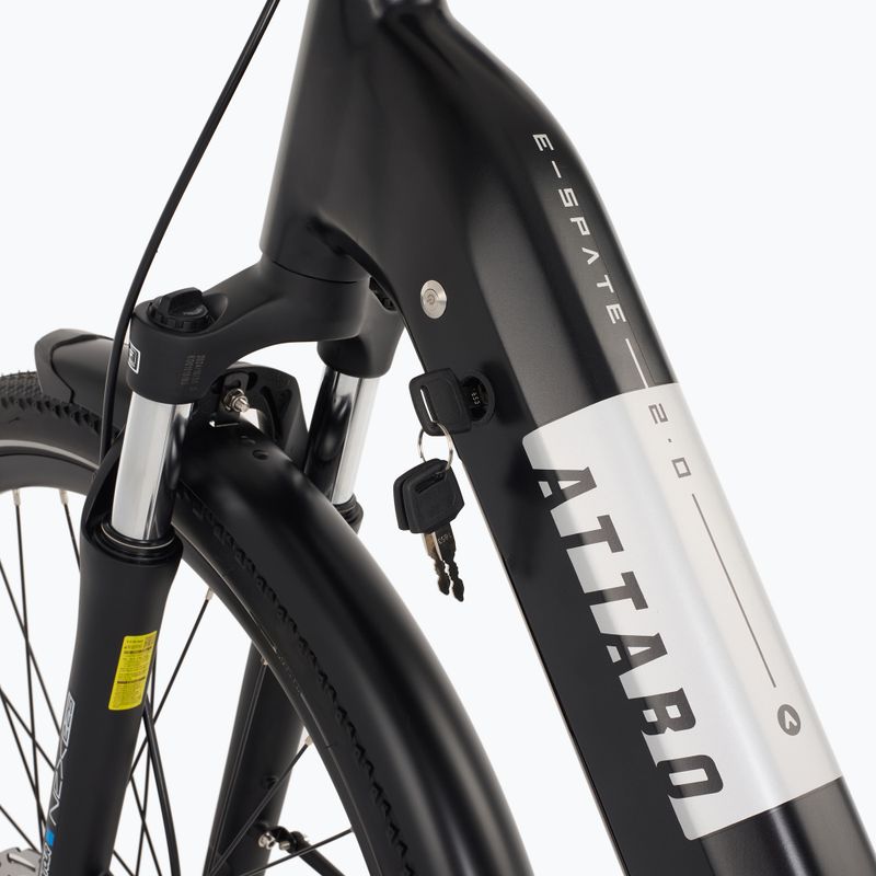 Bicicletă electrică ATTABO E-SPATE 2.0 28" 36V 15Ah 540 Wh negru 16