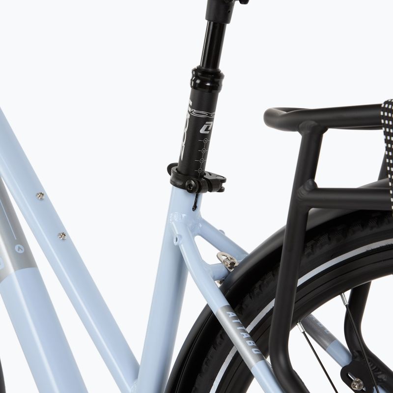Bicicletă de trekking pentru femei ATTABO SPATE 2.0 28" alb 9