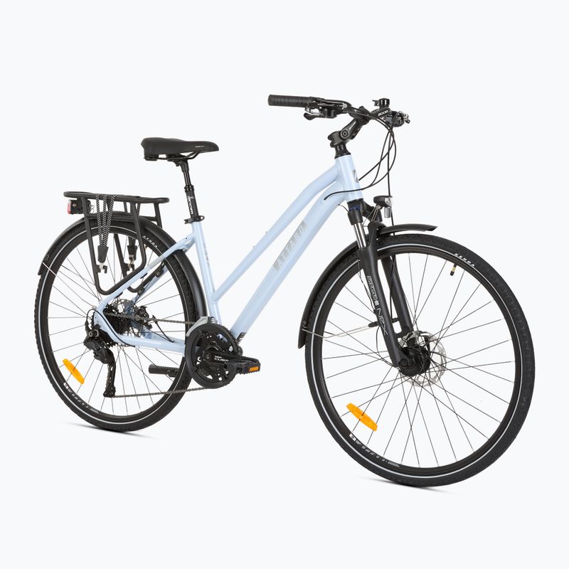 Bicicletă de trekking pentru femei ATTABO SPATE 2.0 28" alb 17