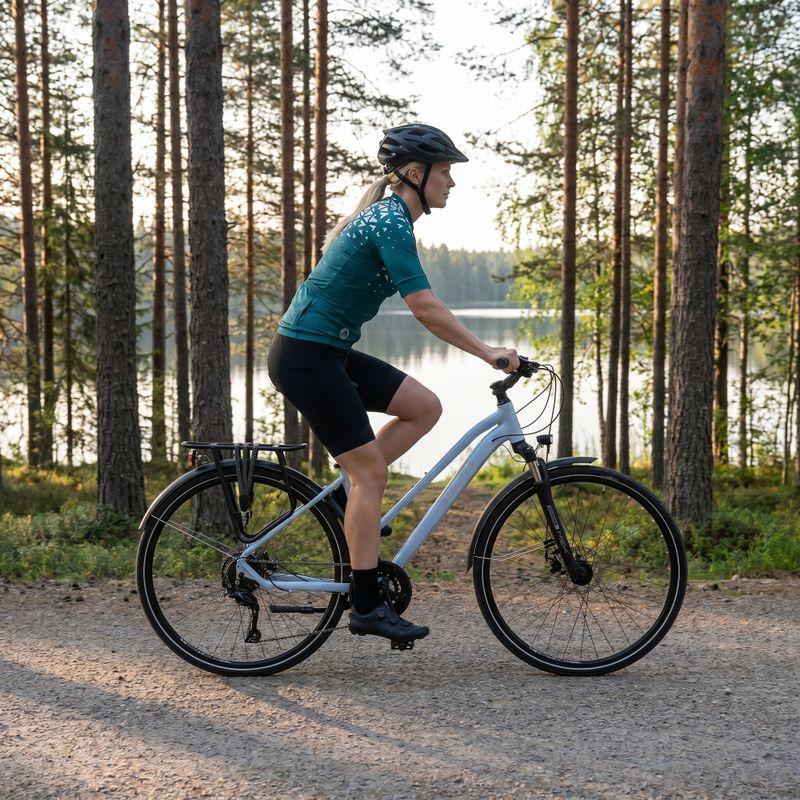 Bicicletă de trekking pentru femei ATTABO SPATE 2.0 28" alb 4