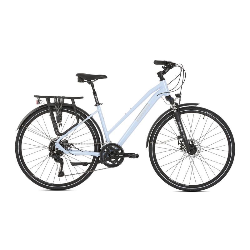 Bicicletă de trekking pentru femei ATTABO SPATE 2.0 28" alb 19