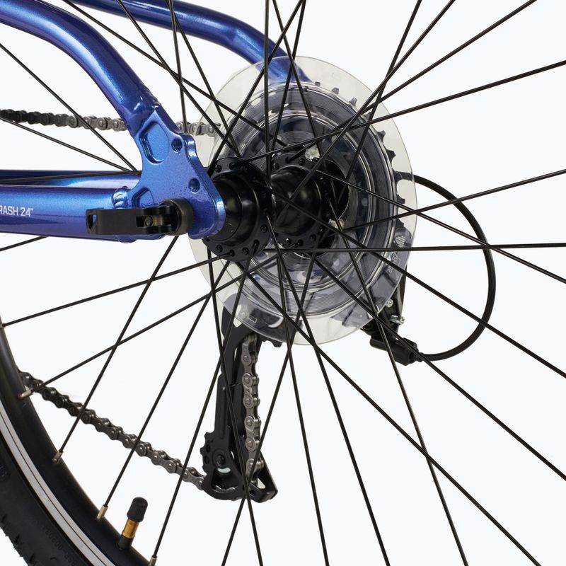 Bicicletă pentru copii ATTABO RASH 24" albastră 8