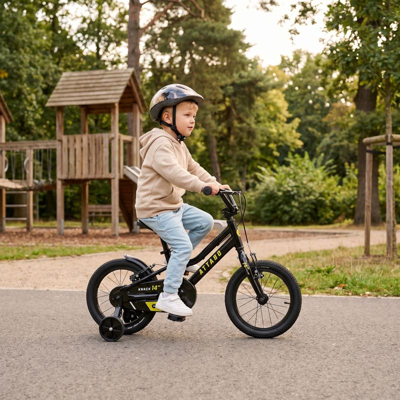 Bicicletă pentru copii ATTABO KNACK 14" neagră 3