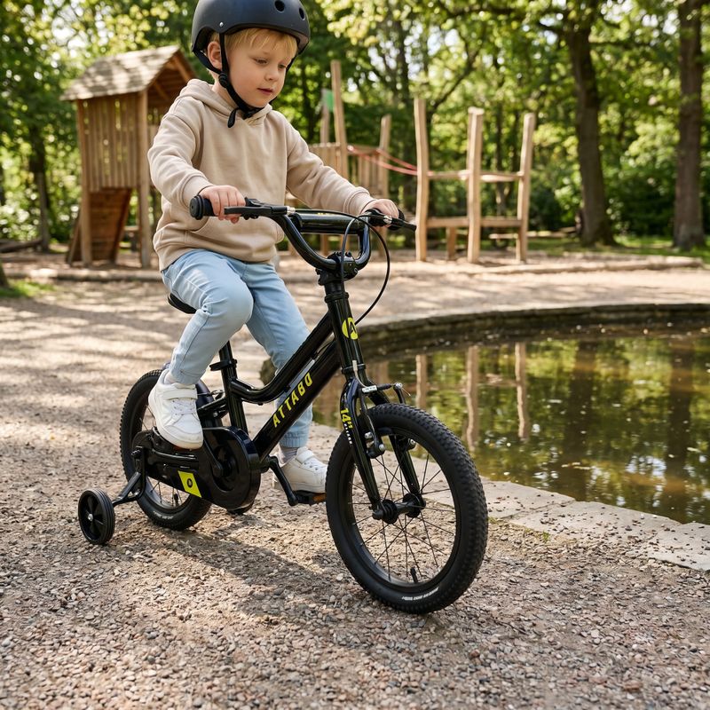 Bicicletă pentru copii ATTABO KNACK 14" neagră 5