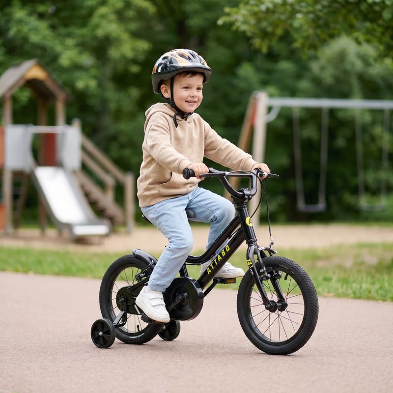 Bicicletă pentru copii ATTABO KNACK 14" neagră 6