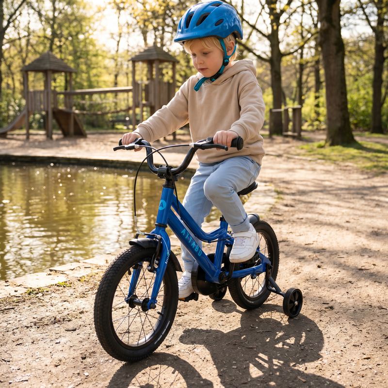 Bicicletă pentru copii ATTABO KNACK 14" albastră 4