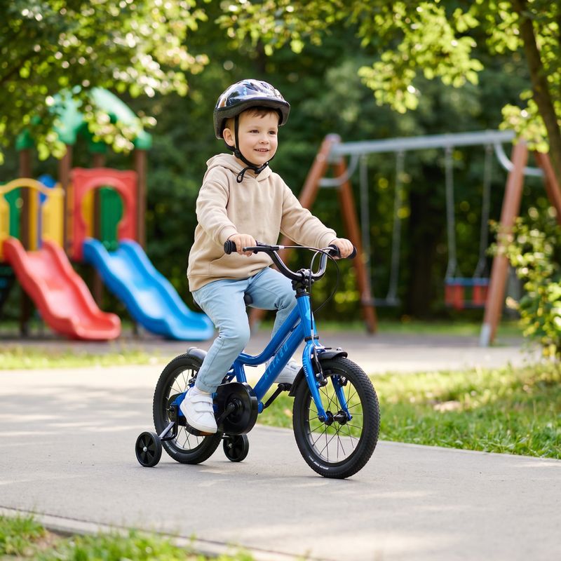 Bicicletă pentru copii ATTABO KNACK 14" albastră 5