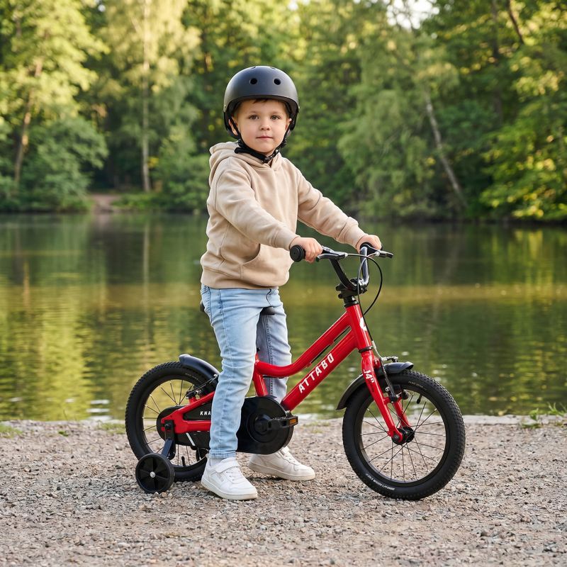 Bicicletă pentru copii ATTABO KNACK 14" roșie 4
