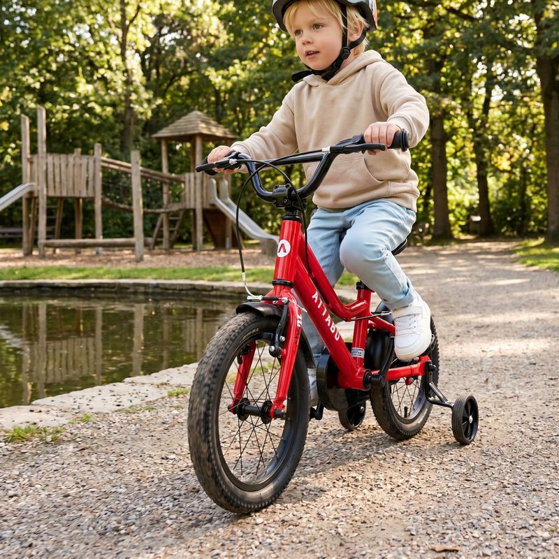 Bicicletă pentru copii ATTABO KNACK 14" roșie 7