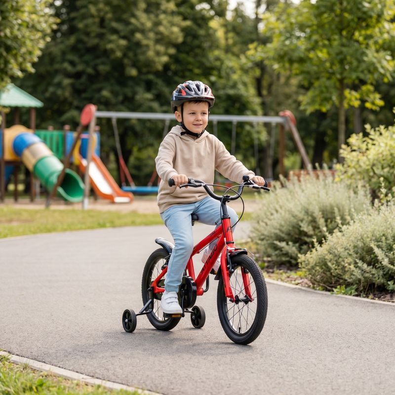 Bicicletă pentru copii ATTABO KNACK 16" roșie 3