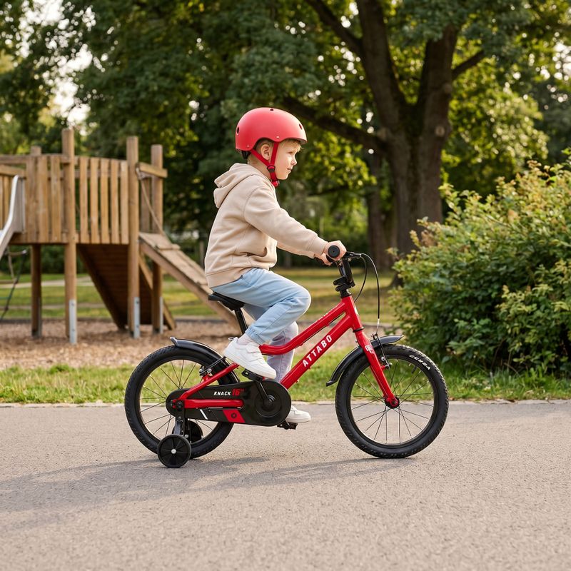 Bicicletă pentru copii ATTABO KNACK 16" roșie 5