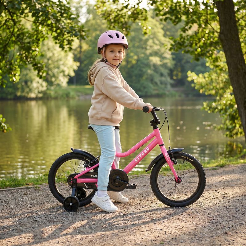 Bicicletă pentru copii ATTABO KNACK 16" roz 7