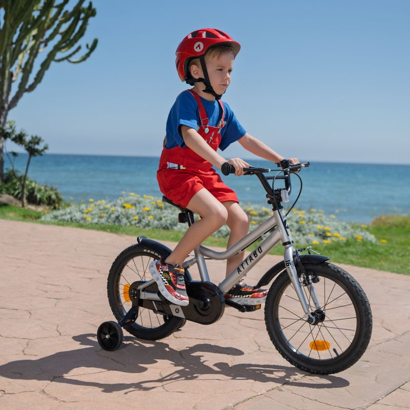 Bicicletă pentru copii ATTABO KNACK 16" argintie 9