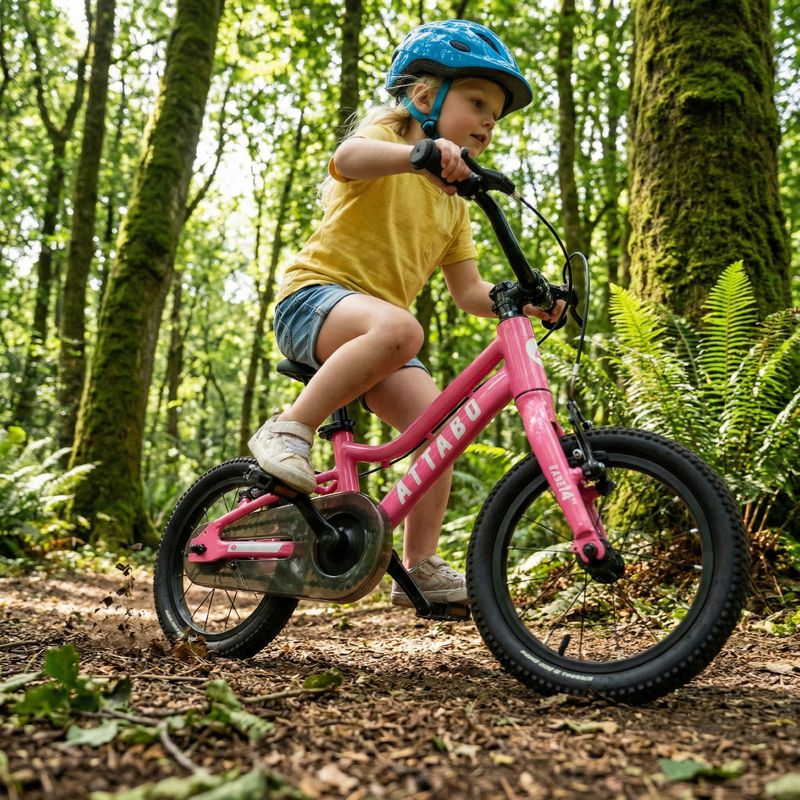 Bicicletă pentru copii ATTABO EASE 14" roz 3