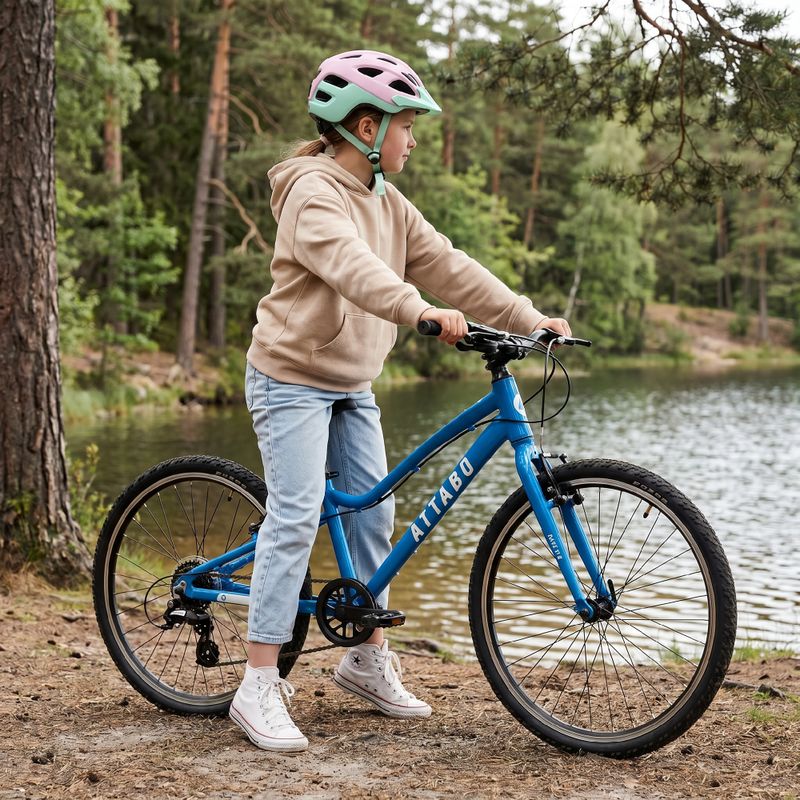 Bicicletă pentru copii ATTABO EASE 24" albastră 4