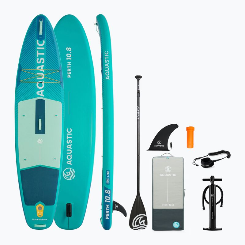 Placă SUP AQUASTIC Perth 10'8" allround verde