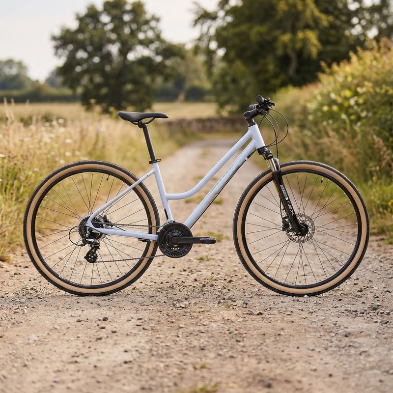 Bicicletă cross pentru femei ATTABO SANO 3.0 28" alb 3