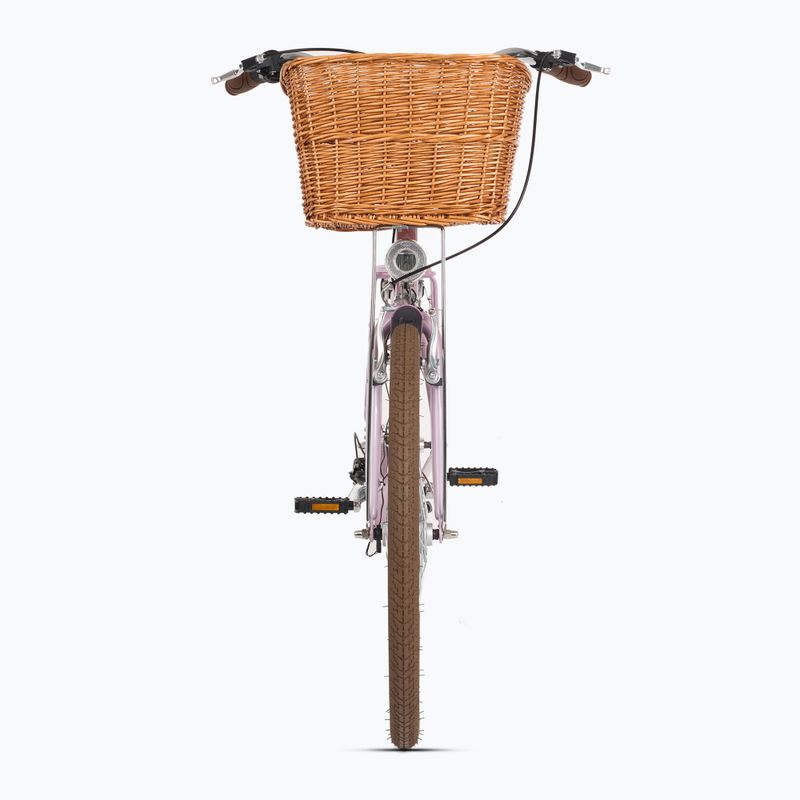 Bicicletă de oraș pentru adolescenți ATTABO CITY 26" roz 3