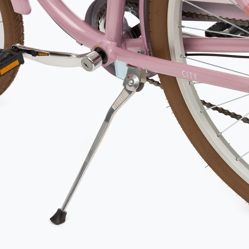 Bicicletă de oraș pentru adolescenți ATTABO CITY 26" roz 12