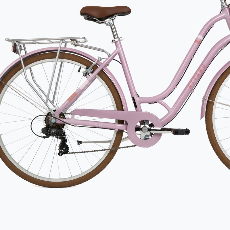 Bicicletă de oraș pentru femeii ATTABO CITY 28" roz 5