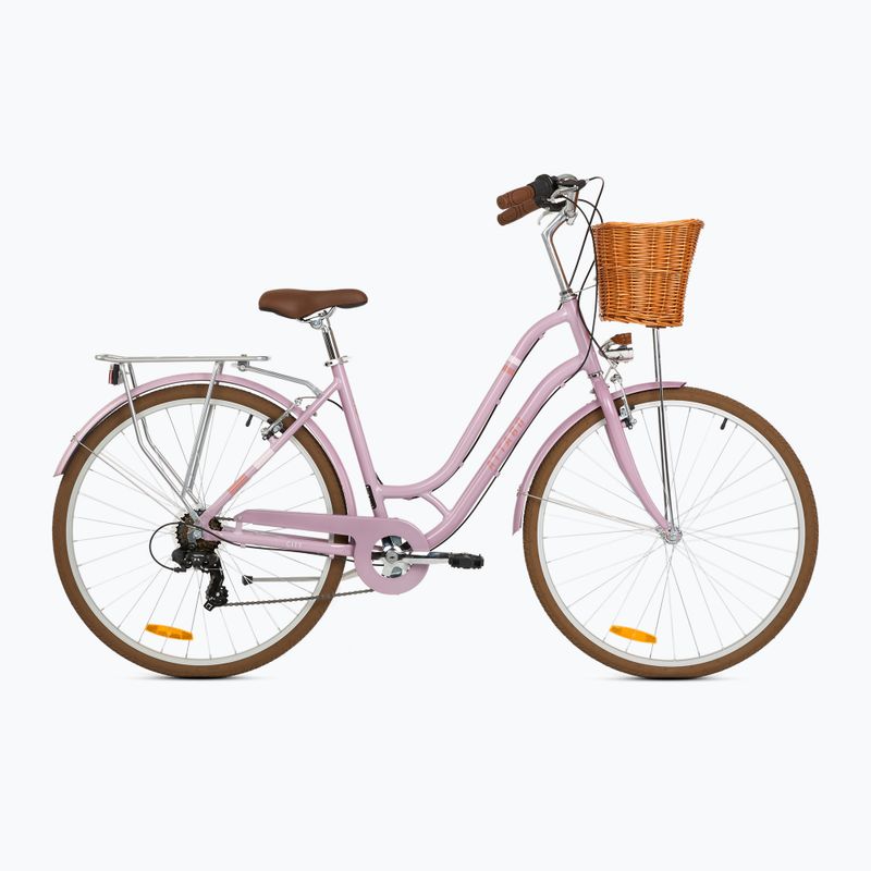 Bicicletă de oraș pentru femeii ATTABO CITY 28" roz 14