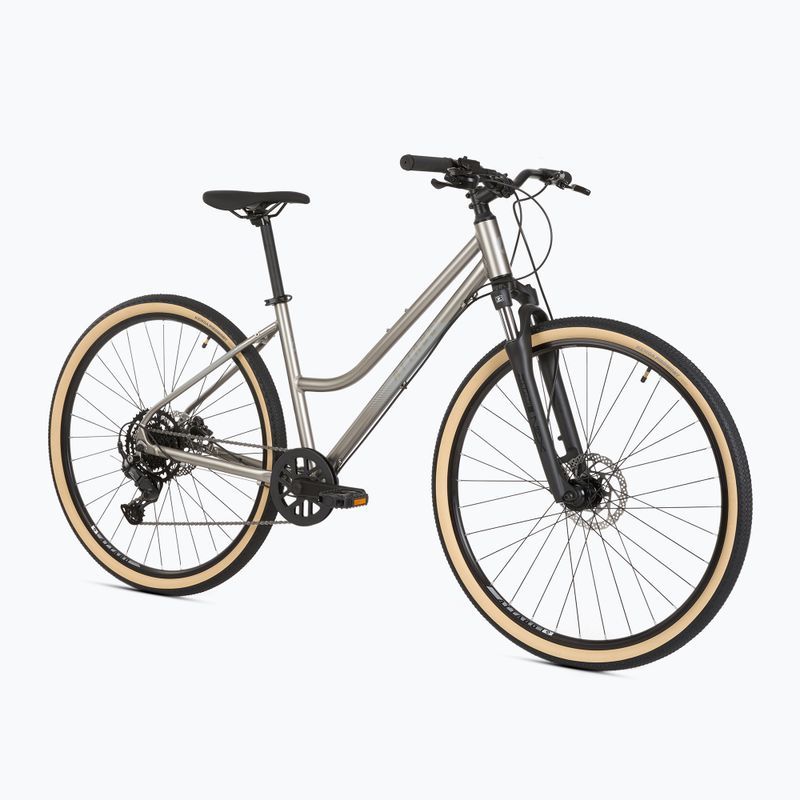 Bicicletă cross pentru femei ATTABO SANO 4.0 28" gri 2