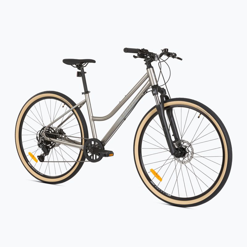 Bicicletă cross pentru femei ATTABO SANO 4.0 28" gri 13
