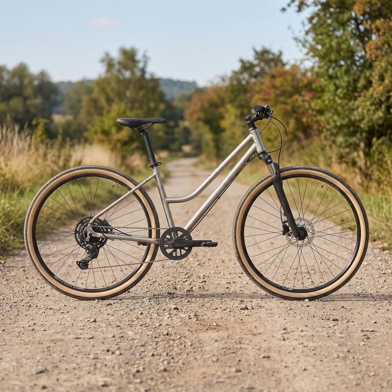 Bicicletă cross pentru femei ATTABO SANO 4.0 28" gri 3