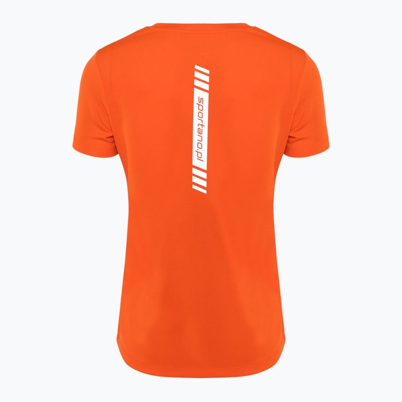 Tricou de alergare pentru femei SPORTANO Active Women pomarańczowy 2