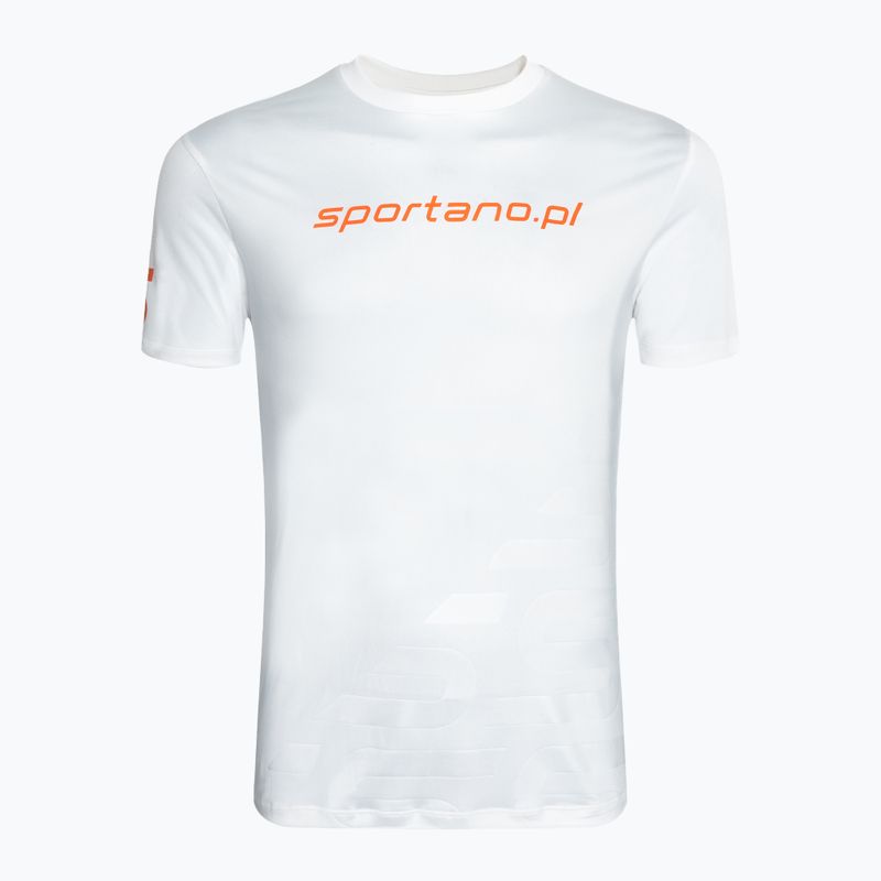 Tricou de alergare pentru bărbați SPORTANO Active Men biały