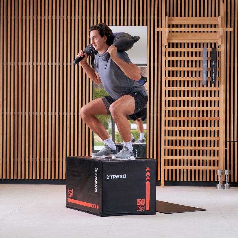 Sac bulgăresc XTREXO 20 kg negru 10