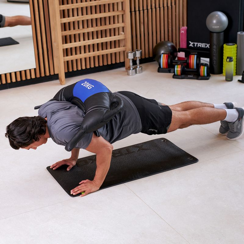 Sac bulgăresc XTREXO 20 kg negru 12