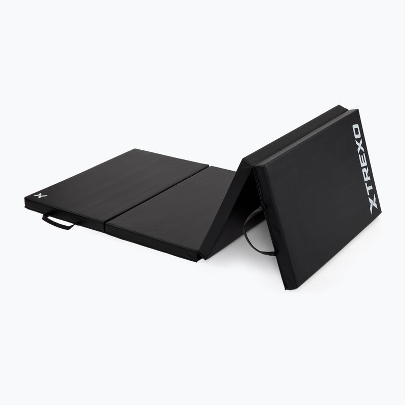 Saltea de gimnastică XTREXO pliabilă mare neagră