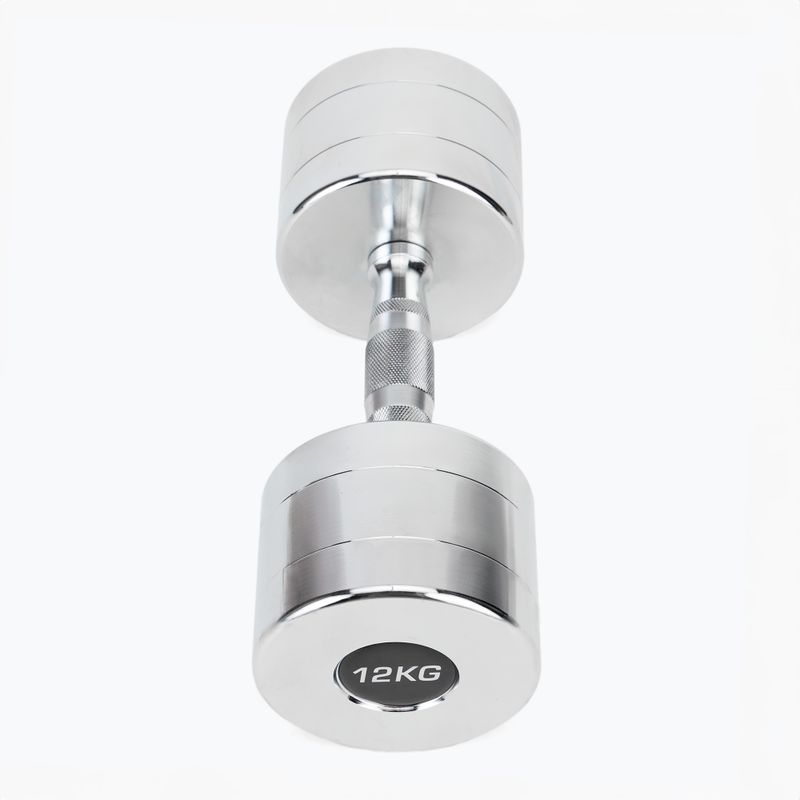 Haltere cromate XTREXO 2x12 kg argintiu 3