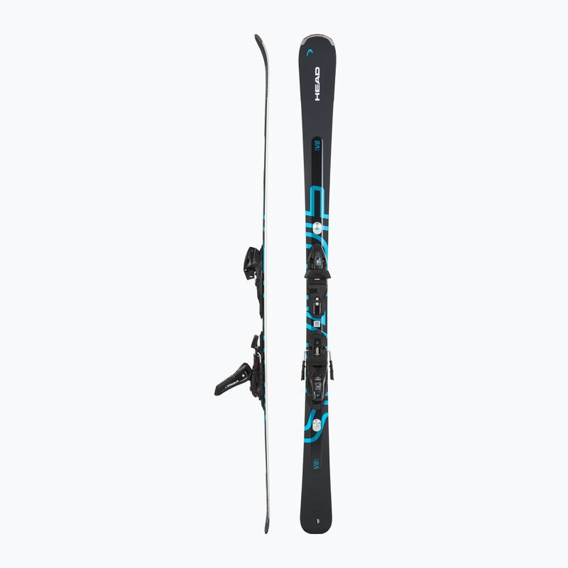 Schiuri de coborâre HEAD Shape e-V8 SW AMT-PR + legături Protector PR 11 GW anthracite/blue 2