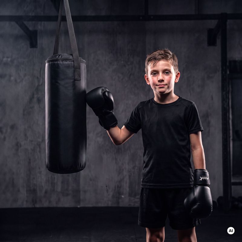 Set de box pentru copii HOOK FIGHTING Pierwszy Trening negru 3