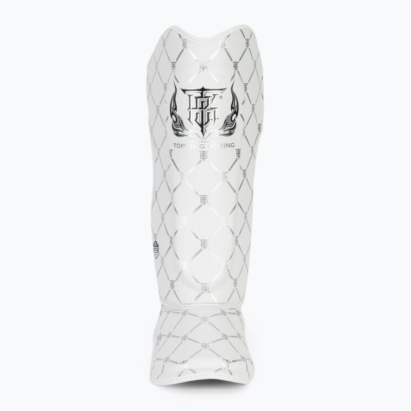 Apărători pentru tibie și picioare Top King Chain white/silver 4