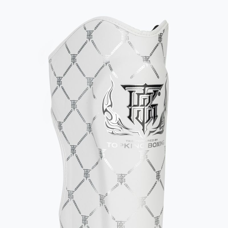 Apărători pentru tibie și picioare Top King Chain white/silver 6