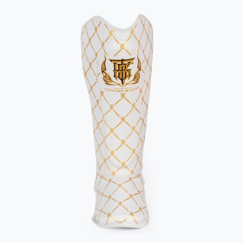 Apărători pentru tibie și picioare Top King Chain white/gold 4