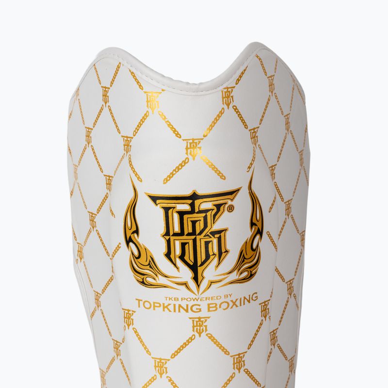 Apărători pentru tibie și picioare Top King Chain white/gold 6