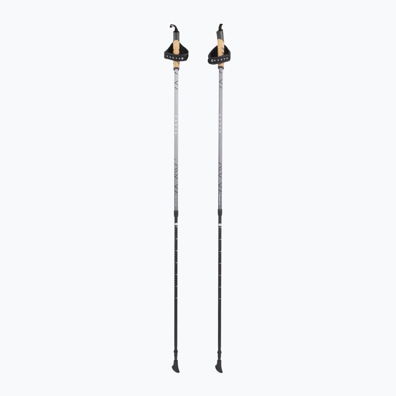Bețe de nordic walking KADVA Aruku reglabile negre 3