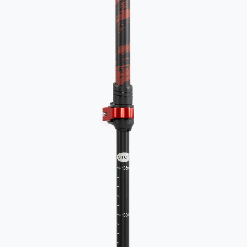 Bețe de nordic walking KADVA Halna reglabile roșu 9