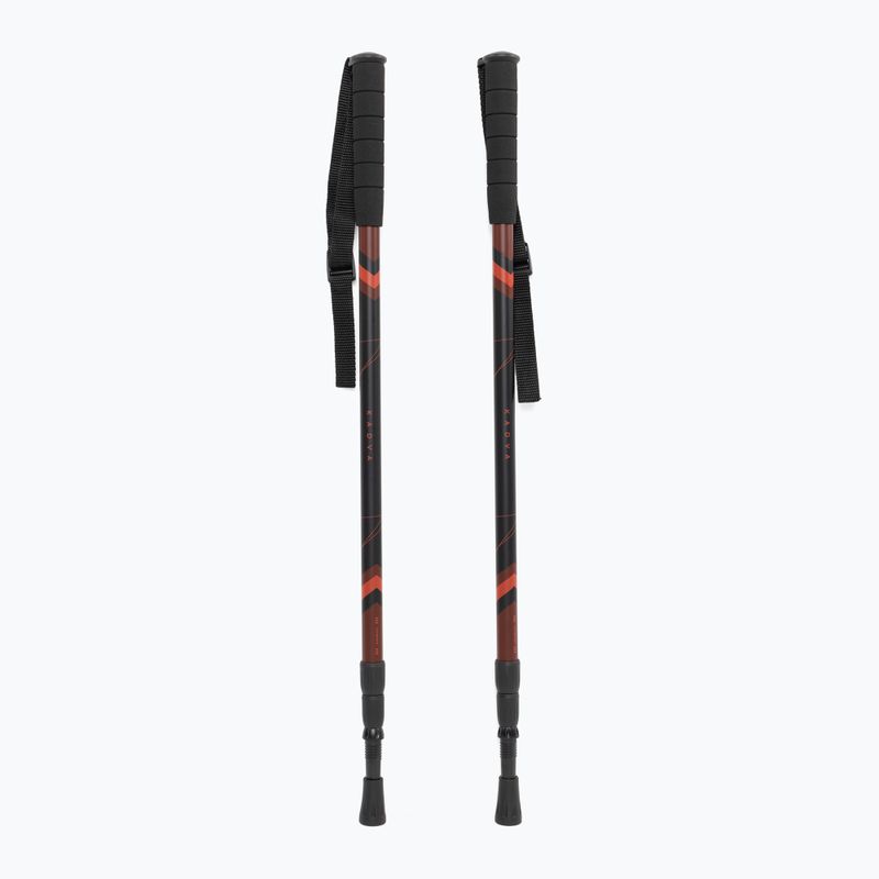 Bețe de trekking KADVA Tengri reglabile roșu 11