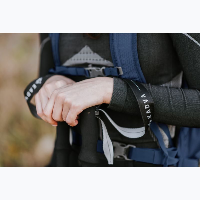 Bețe de trekking KADVA Torre reglabile din carbon gri 15