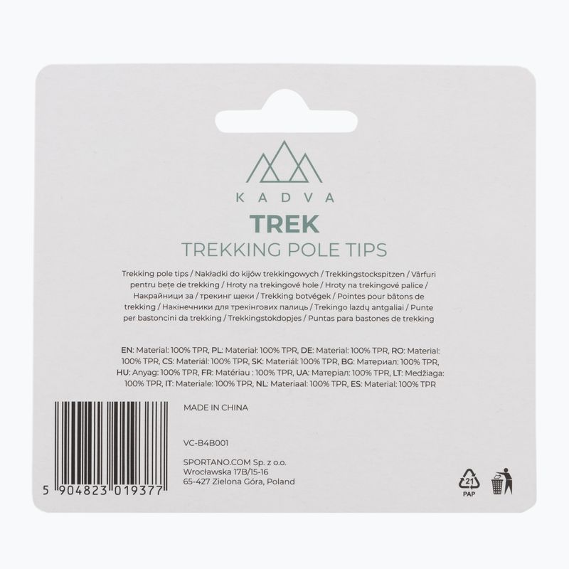 Capace pentru bețe de trekking KADVA Trek negru 4