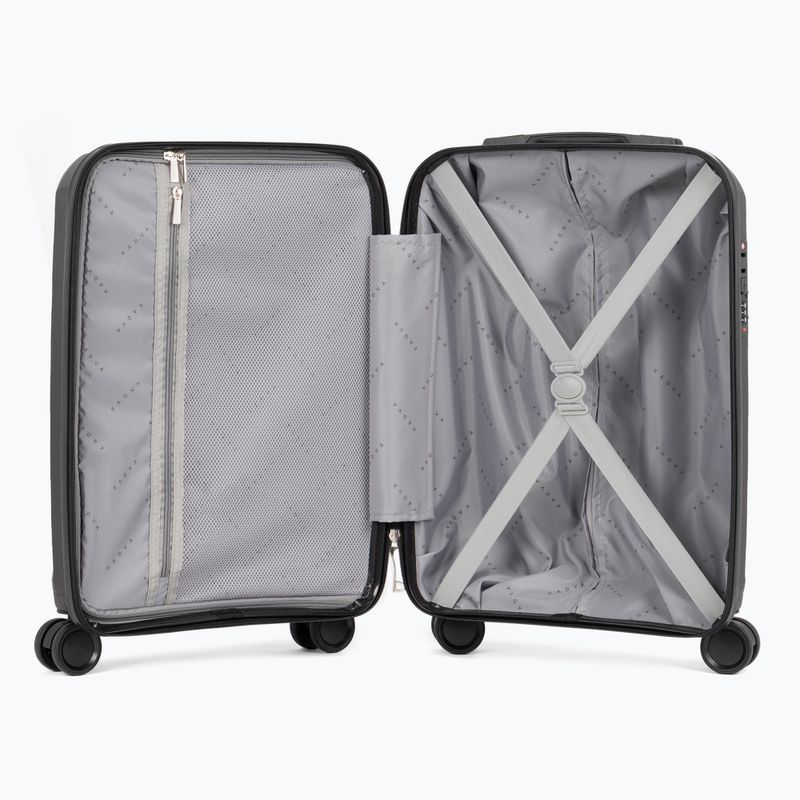 Geantă de voiaj de cabină KADVA Cayes 42 l neagră 6