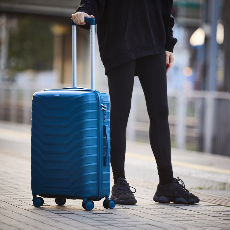 Valiză de călătorie medie KADVA Sancho 72 l albastră 14