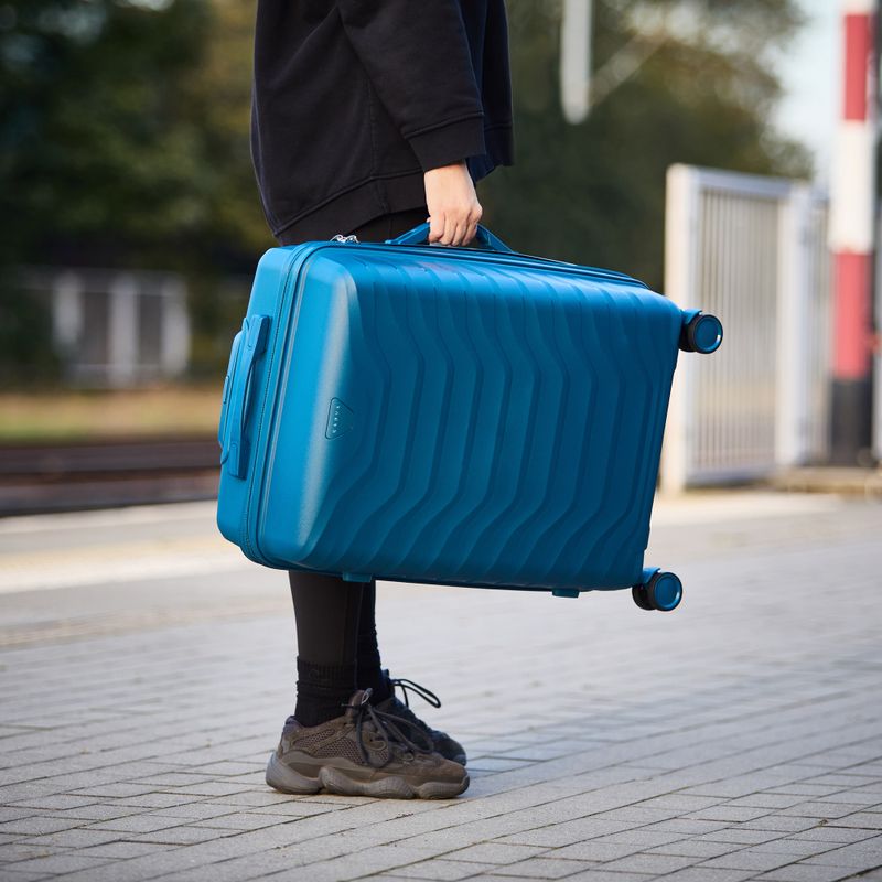 Valiză de călătorie medie KADVA Sancho 72 l albastră 15