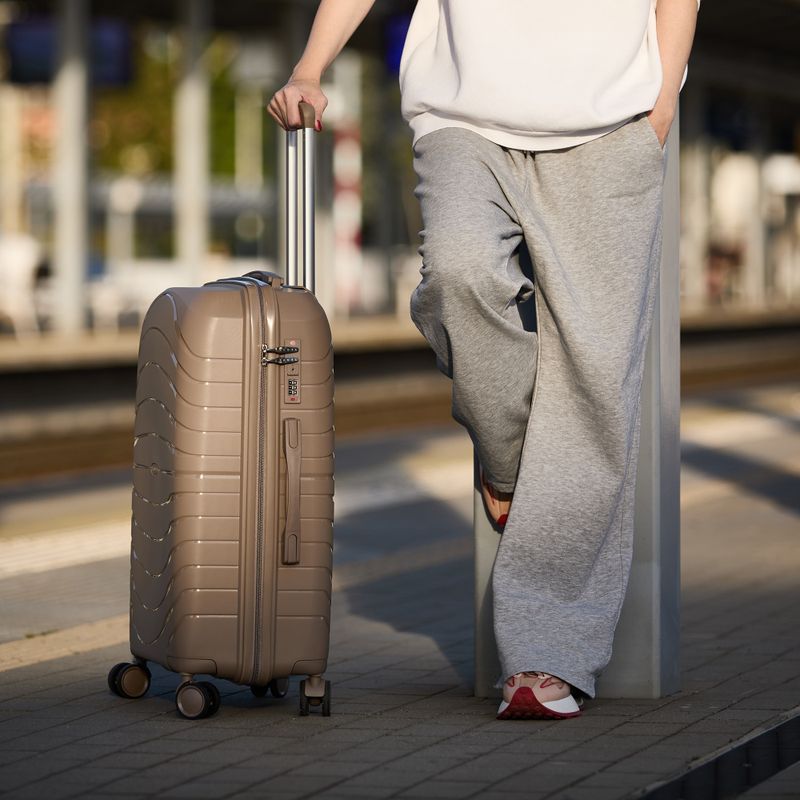 Valiză de călătorie medie KADVA Brava 78 l bej 16